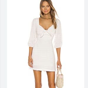 L*Space White Midi Dress